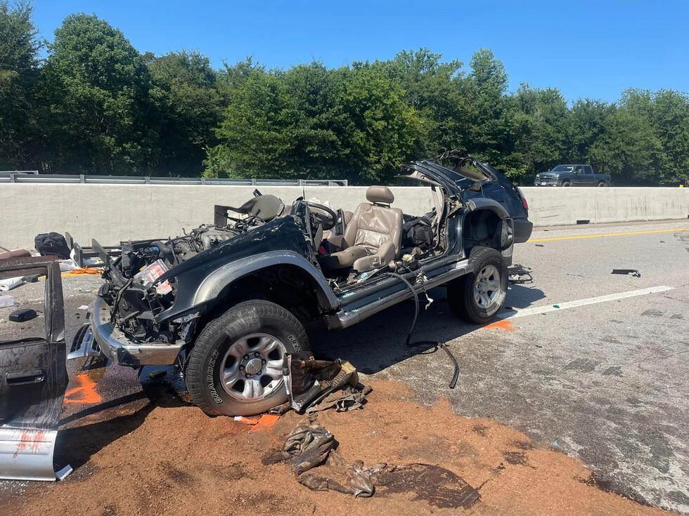 Authorities said one victim had to be extricated from his vehicle using the Jaws of Life.