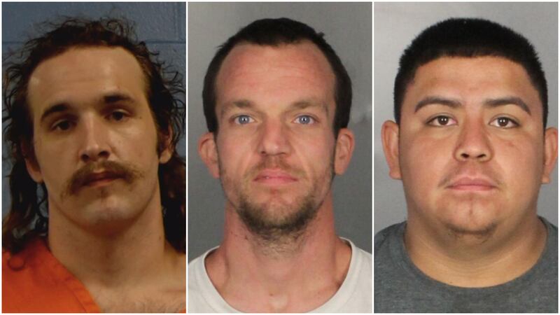 DE IZQUIERDA A DERECHA: James Robert Vanhouten, Justin Anthony Phillips y Ricardo Chaves Arriaga