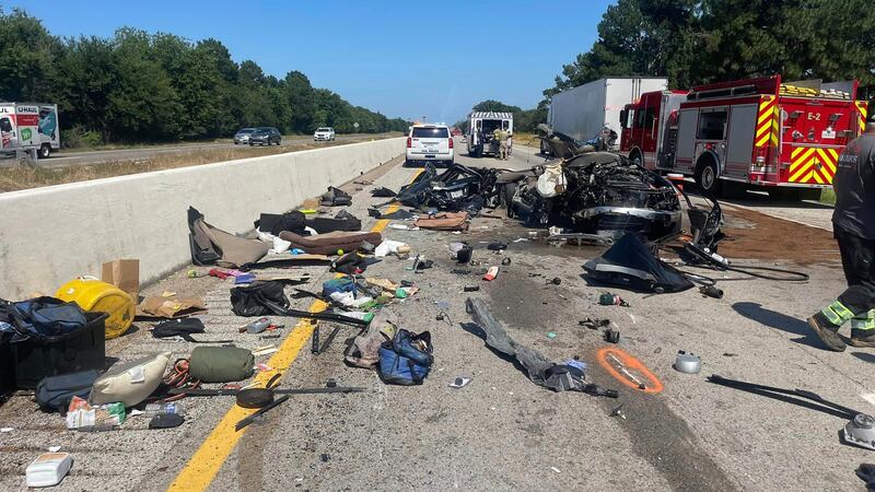 El accidente sucedio en la I-20, en el punto kilométrico 539 en dirección este.